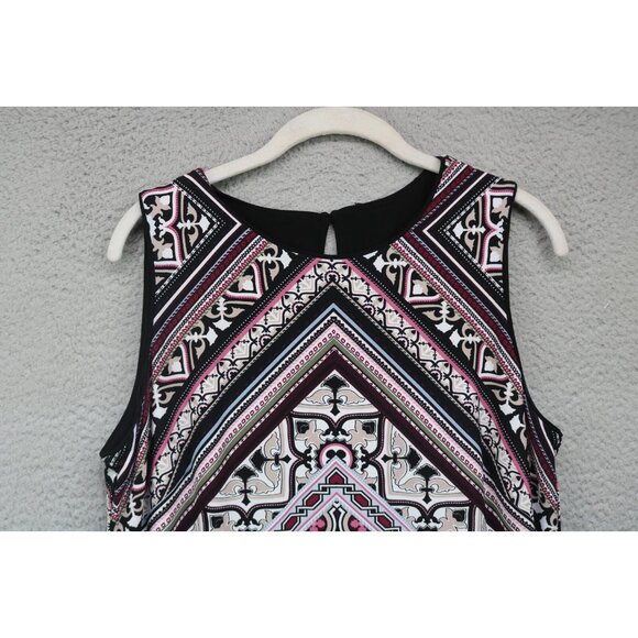 White House Black Market Sleeveless Reversable Midi Dress-Large-New w/Tags - Picture 4 of 16